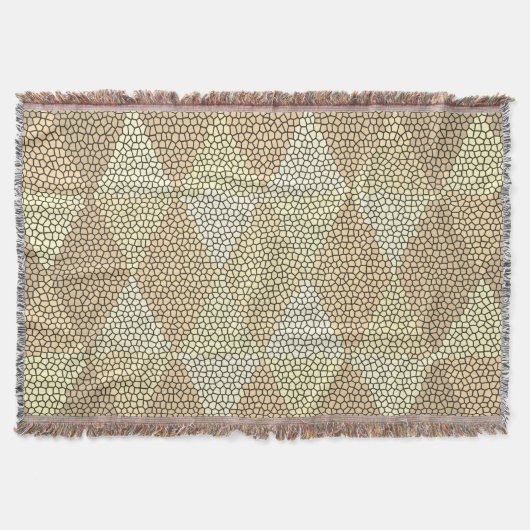 Glas-in-lood Goud Diamant Patroon Deken (Voorkant)