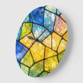 Glas in lood grote klok (Hoek)