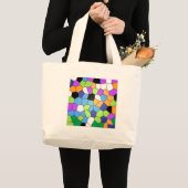 Glas in lood grote tote bag (Voorkant (product))