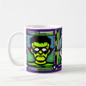 Glas in lood Halloween Frankenstein Mok (Links)