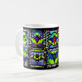 Glas-in-lood Halloween Vleermuis Mok (Voorkant links)