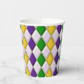 Glas in lood Harlequin Papieren Bekers (Links)