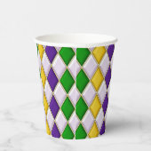 Glas in lood Harlequin Papieren Bekers (Rechts)