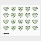 Glas-in-lood Hart Stickers (Vel)