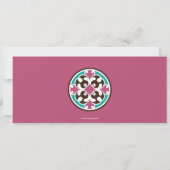 Glas in lood Heilige Eerste Communie Foto Keepomwi Kaart (Achterkant)