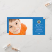 Glas in lood Heilige Eerste Communie Foto Keepomwi Kaart (Voorkant / Achterkant in situ)