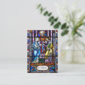 Glas in lood Heilige Kaart Visitekaartje (Staand voorkant)