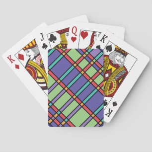 Glas-in-lood Helder Kleuren Pokerkaarten