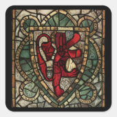 Glas in lood Heraldry Stickers (Voorkant)