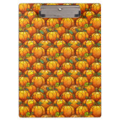 Glas in lood Herfst pompoenveld Klembord (Voorkant)