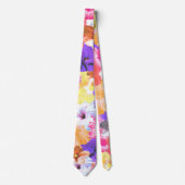 Glas in lood Hibiscus Flowers, Stropdas (Voorkant)