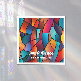 Glas in lood Holiday Party Servet