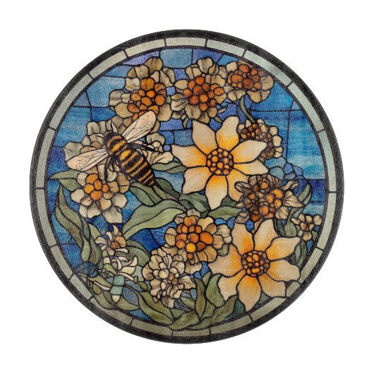 Glas-in-lood Hommel Snijplank (Voorkant)