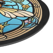 Glas in lood Honingbij Snijplank (Hoek)