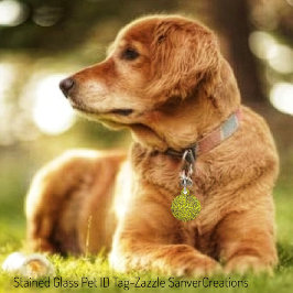 Glas in lood huisdierpenning