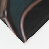 Glas in lood Hummingbird Pattern Spring Flowers Fleece Deken (Hoek)