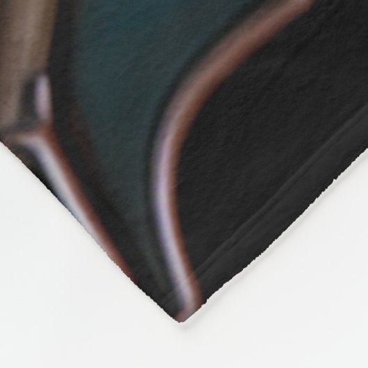 Glas in lood Hummingbird Pattern Spring Flowers Fleece Deken (Hoek)