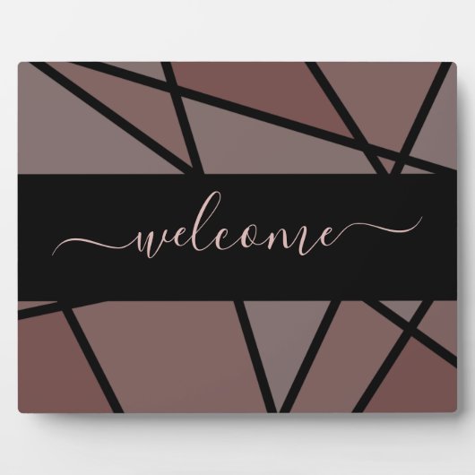 Glas in lood Imitatie op welkomstbedrijf Fotoplaat (Voorkant)