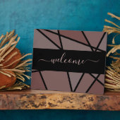 Glas in lood Imitatie op welkomstbedrijf Fotoplaat (Zijkant)