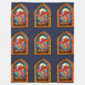 Glas in lood Imp Fleece Deken (Voorkant)