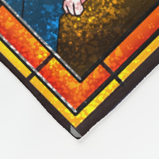 Glas in lood Imp Fleece Deken (Hoek)