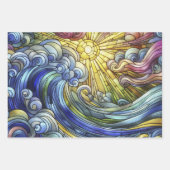 Glas in lood inpakpapier vel (Voorkant)