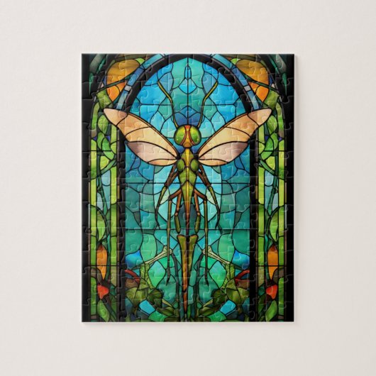Glas in lood Insecten Legpuzzel (Verticaal)
