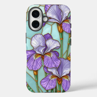Glas in lood Iris Flower Phone Case