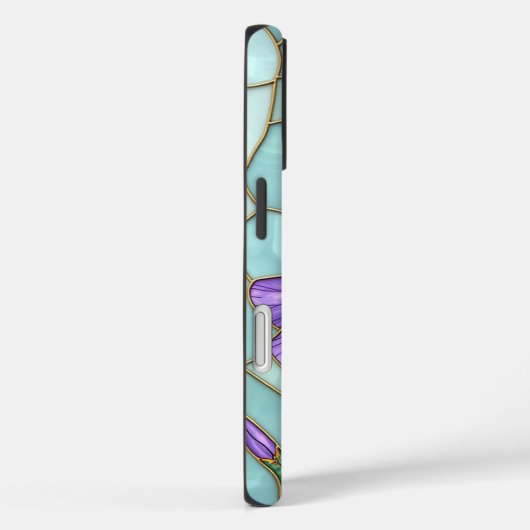 Glas in lood Iris Flower Phone Case (Achterkant / Rechts)