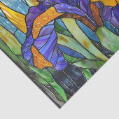 Glas in lood Iris Print 2D Tissuepapier (Detail)