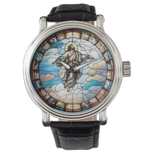 Glas in lood Jesus Design Wrist Watch Horloge
