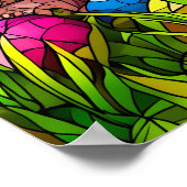 Glas in lood Jesus Easter Egg Poster (Hoek)