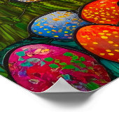 Glas in lood Jesus Easter Egg Poster (Hoek)