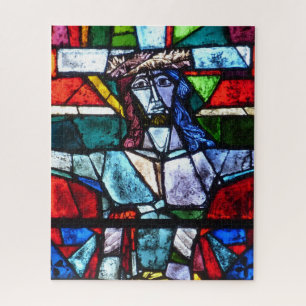 Glas in lood Jesus Legpuzzel