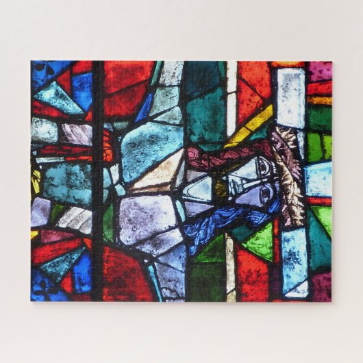Glas in lood Jesus Legpuzzel (Horizontaal)