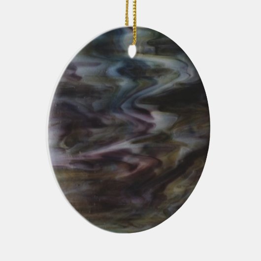 Glas in lood keramisch ornament (Rechts)