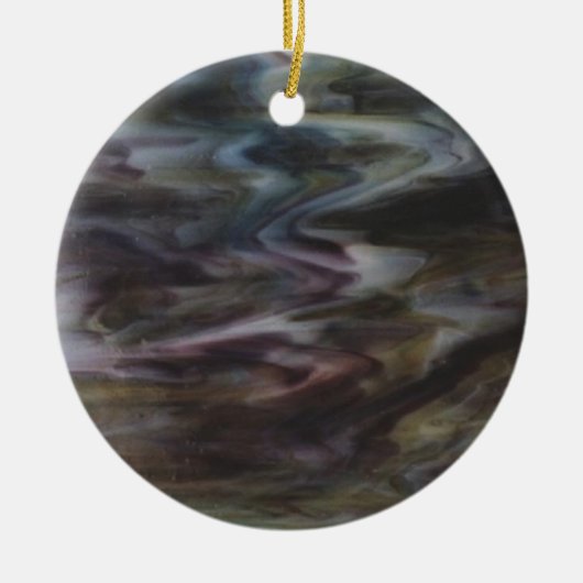 Glas in lood keramisch ornament (Voorkant)