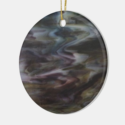 Glas in lood keramisch ornament (Links)