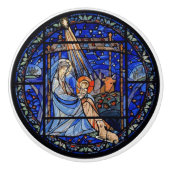 Glas in lood keramische knop (Voorkant)