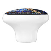 Glas in lood keramische knop (Zijkant)
