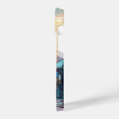 Glas in lood Kerk iPhone 14 Slim Fit Hoesje iPhone Hoesje (Linkerkant)