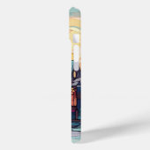 Glas in lood Kerk iPhone 15 Nauwelijks Daar Hoesje (Achterkant / Links)