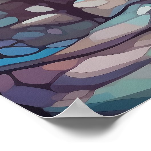 Glas in lood Kerk Poster (Hoek)