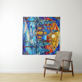 Glas in lood Kerk Tapestry Wandkleed (In Situ (horizontaal))