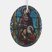 Glas in lood kerkvenster  glas ornament (Voorkant Rechts)