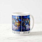 Glas in lood kerst Mok (Voorkant rechts)