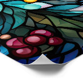 Glas in lood Kerst Poster (Hoek)
