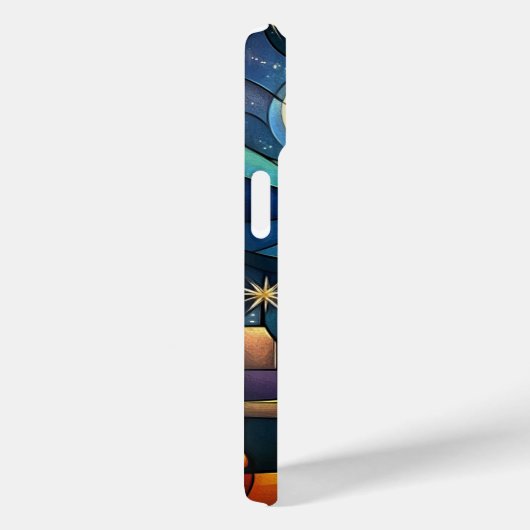 Glas in lood Kerstavond Case-Mate iPhone Case (Achterkant / Rechts)