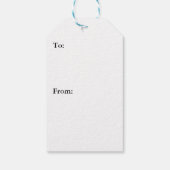Glas in lood kerstboom cadeaulabel (Achterkant)