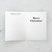 Glas in lood kerstboom feestdagen kaart (Binnen)